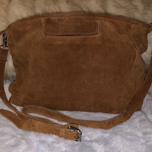 Zara Handbags - Zara Suede Shoulder/Handbag